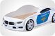 Кровать машина объемная (3d) EVO "БМВ" полиция