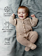 Комбинезон вязаный детский Pure Love Little, демисезонный, бежевый