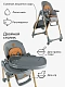 Детский стульчик для кормления, Elegant, серый