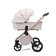 Коляска 2в1 Peppy Monaco Plus Beige (рама беж, шлифованный алюминий)