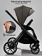 Коляска детская из экокожи 2в1 Motus Premium Ecco, серый