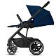 Cybex Balios S Lux SLV Коляска прогулочная Deep Black с дождевиком