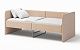 Кровать-диван "Donny" бежевый