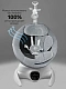 Качели электронные детские Smart swing, серый