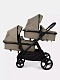 Коляска-трансформер для двойни и погодок Rant Dualo BROWN