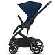 Cybex Balios S Lux SLV Коляска прогулочная Deep Black с дождевиком