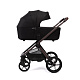 Коляска 2в1 Peppy Monaco Thermo Black (рама серо-коричневая)