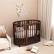 Круглая кроватка DREAMS 8 в 1 Бук Стандарт