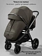 Коляска детская из экокожи 2в1 Motus Premium Ecco, серый