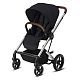 Cybex Balios S Lux SLV Коляска прогулочная Deep Black с дождевиком