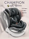 Автокресло детское CHAMPION, Isofix класс D, группа 0+/1/2/3 графит