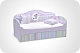 Диван кровать для девочек Mia