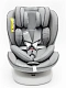 Автокресло детское CHAMPION, Isofix класс D, группа 0+/1/2/3 серый