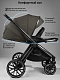 Коляска детская из экокожи 2в1 Motus Premium Ecco, серый