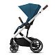 Cybex Balios S Lux SLV Коляска прогулочная Deep Black с дождевиком