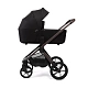 Коляска 2в1 Peppy Monaco Thermo Black (рама серо-коричневая)