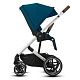 Cybex Balios S Lux SLV Коляска прогулочная Deep Black с дождевиком