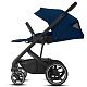 Cybex Balios S Lux SLV Коляска прогулочная Deep Black с дождевиком