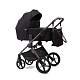 Коляска 2в1 Peppy Monaco Thermo Black (рама серо-коричневая)
