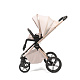 Коляска 2в1 Peppy Monaco Plus Beige (рама беж, шлифованный алюминий)