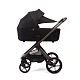 Коляска 2в1 Peppy Monaco Thermo Black (рама серо-коричневая)