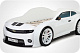 Кровать машина объемная (3d) EVO "Camaro" белый