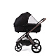 Коляска 2в1 Peppy Monaco Thermo Black (рама серо-коричневая)