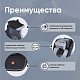 Автокресло поворотное группа 0123 (0-36) Suburban 360 Isofix Gray