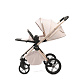 Коляска 2в1 Peppy Monaco Plus Beige (рама беж, шлифованный алюминий)
