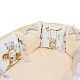 Комплект в кроватку 6 предметов сладкий зайка