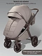 Коляска детская из экокожи 2в1 Motus Premium Ecco Exclusive, мокко