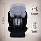 Автокресло группа 0123 (0-36) Fortuna 360 SPS Isofix Grey/Black