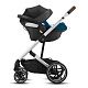 Cybex Balios S Lux SLV Коляска прогулочная Deep Black с дождевиком
