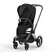 Cybex Priam IV коляска 2 в 1 Deep Black рама gold