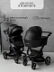 Коляска детская из экокожи 2 в 1 TUTUM черная