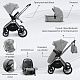 Коляска 3в1 Sweet Baby Vento Silver Grey