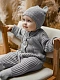 Комбинезон вязаный детский Pure Love Little, демисезонный, серый