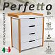Пеленальный комод Perfetto Белый/Натуральный