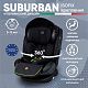 Автокресло поворотное группа 0123 (0-36) Suburban 360 Isofix Black/Green