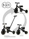 Велосипед трехколесный Qplay T80 Stager Black