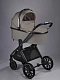 Коляска детская из экокожи 2в1 Motus Premium Ecco, мокко