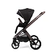 Коляска 2в1 Peppy Monaco Thermo Black (рама серо-коричневая)